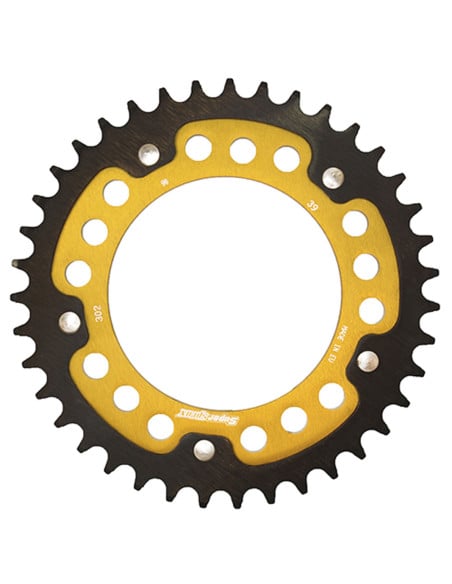 Couronne Stealth Supersprox Bi-métal Pas 520 Or CA508SG