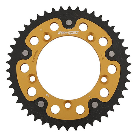 Couronne Stealth Supersprox Bi-métal Pas 420 Or CO101SG