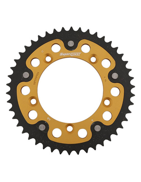 Couronne Stealth Supersprox Bi-métal Pas 420 Or CO101SG