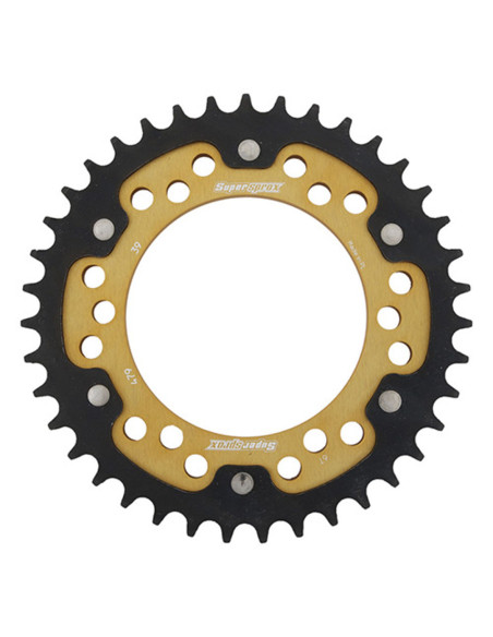 Couronne Stealth Supersprox Bi-métal Pas 530 Or CC813SG
