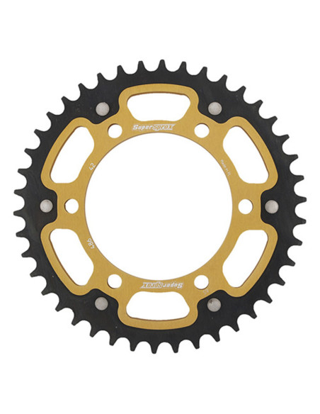 Couronne Stealth Supersprox Bi-métal Pas 525 Or CC812SG