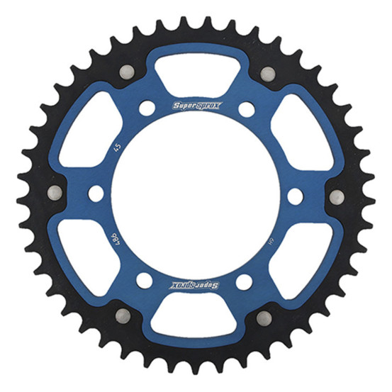 Couronne Stealth Supersprox Bi-métal Pas 525 Bleu CC812SB