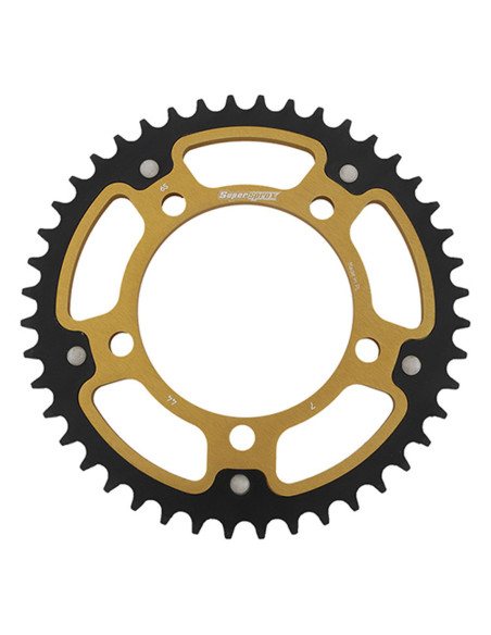 Couronne Stealth Supersprox Bi-métal Pas 520 Or CI700SG