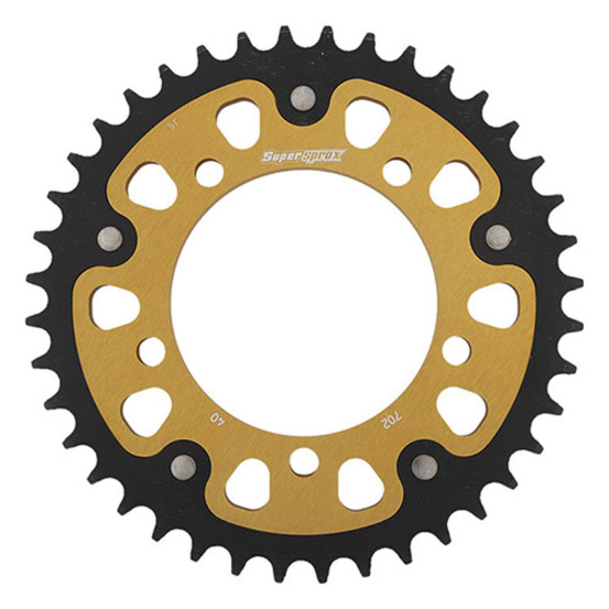 Couronne Stealth Supersprox Bi-métal Pas 525 Or CI800SG