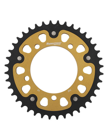 Couronne Stealth Supersprox Bi-métal Pas 525 Or CI800SG