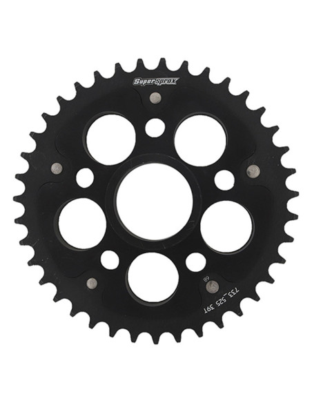 Couronne Stealth Supersprox Bi-métal Pas 525 Noir CL610SN