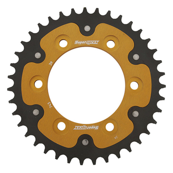 Couronne Stealth Supersprox Bi-métal Pas 525 Or CL609SG