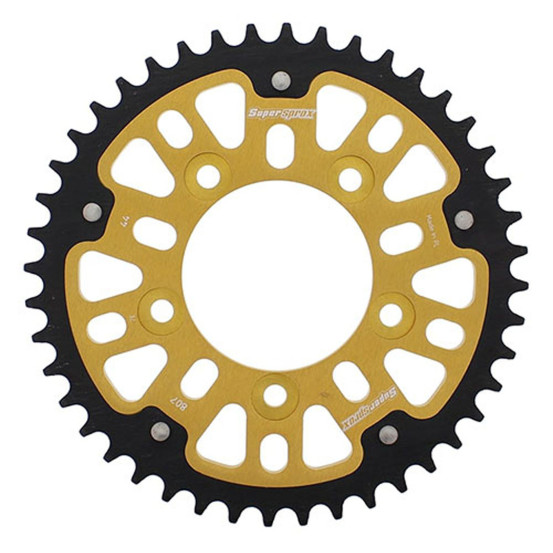 Couronne Stealth Supersprox Bi-métal Pas 520 Or CE404SG