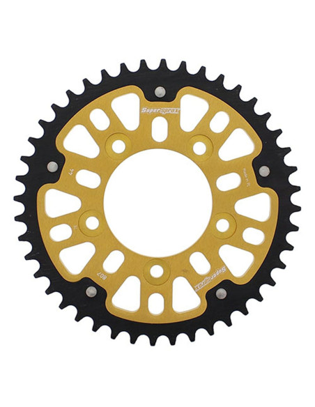 Couronne Stealth Supersprox Bi-métal Pas 520 Or CE404SG