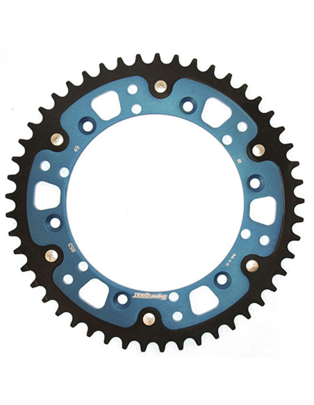 Couronne Stealth Supersprox Bi-métal Pas 525 Bleu CC500SB