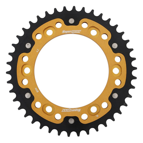 Couronne Stealth Supersprox Bi-métal Pas 525 Or CK501SG