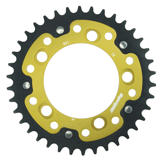 Couronne Stealth Supersprox Bi-métal Pas 520 Or CO400SG