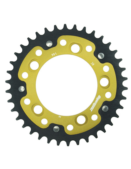 Couronne Stealth Supersprox Bi-métal Pas 520 Or CO400SG