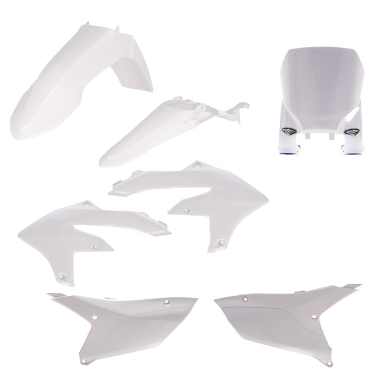 Kit Plastiques - Blanc - CYCRA YAMAHA 450 YZF 2023-2025 / 250 YZF 2024-2026 avec Plaque Stadium