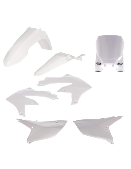 Kit Plastiques - Blanc - CYCRA YAMAHA 450 YZF 2023-2025 / 250 YZF 2024-2026 avec Plaque Stadium