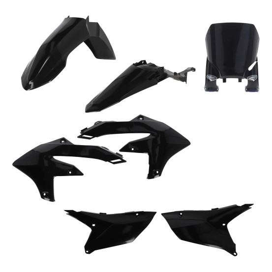 Kit Plastiques - Noir - CYCRA YAMAHA 450 YZF 2023-2025 / 250 YZF 2024-2026 avec Plaque Stadium