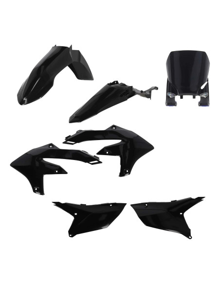 Kit Plastiques - Noir - CYCRA YAMAHA 450 YZF 2023-2025 / 250 YZF 2024-2026 avec Plaque Stadium