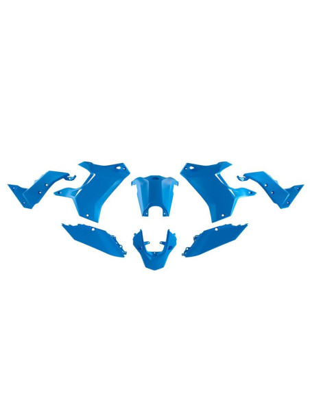 Kit plastiques Revolution - Bleu Cyan - RACETECH Yamaha Ténéré T7