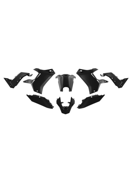Kit plastiques Revolution - Noir - RACETECH Yamaha Ténéré T7
