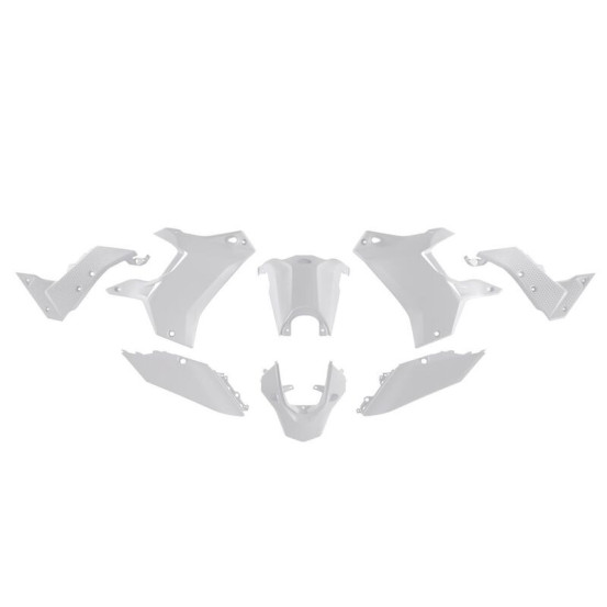 Kit plastiques Revolution - Blanc - RACETECH Yamaha Ténéré T7
