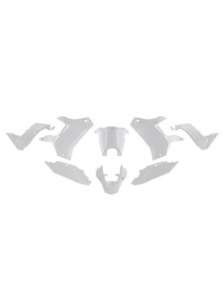 Kit plastiques Revolution - Blanc - RACETECH Yamaha Ténéré T7