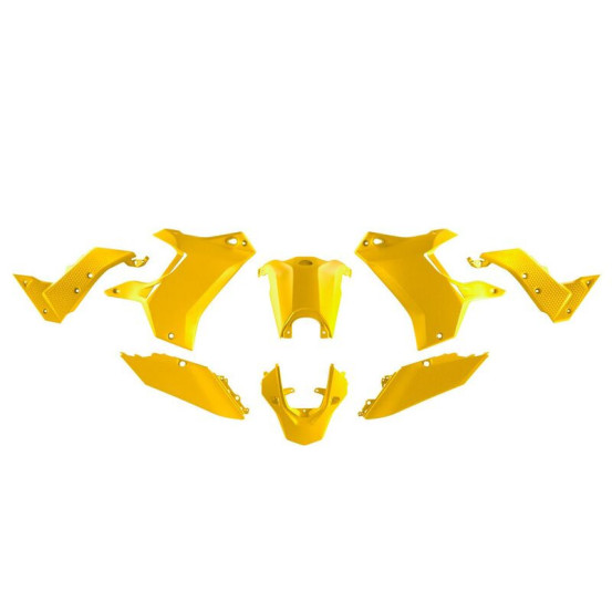 Kit plastiques Revolution - Jaune - RACETECH Yamaha Ténéré T7