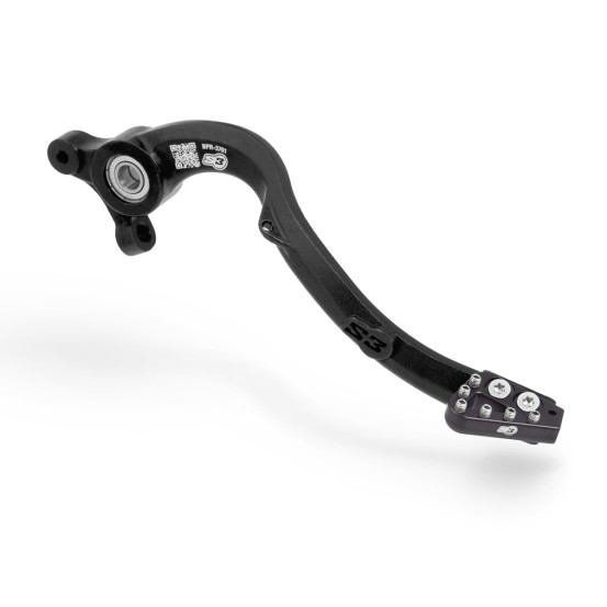 Pédale de frein arrière S3 PARTS Noir KTM HUSQVARNA 2017 - 2023 GAS GAS 2017 - 2023