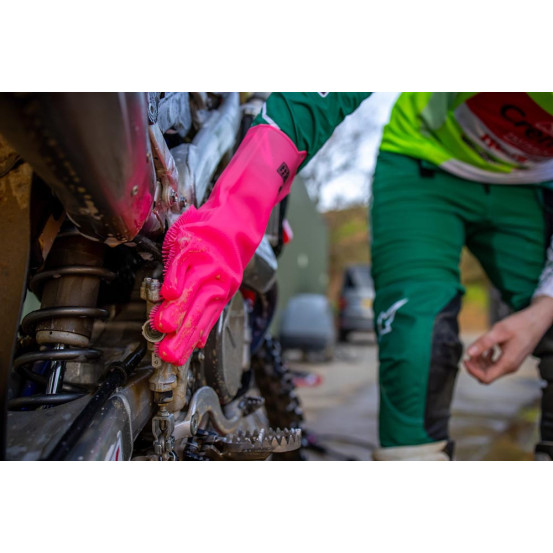 Gant de nettoyage moto MUC OFF Scrubber taille S