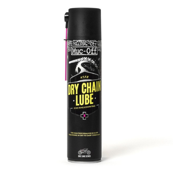 Spray graisse chaine MUC-OFF Dry Chain Lube odeur banane 50ml