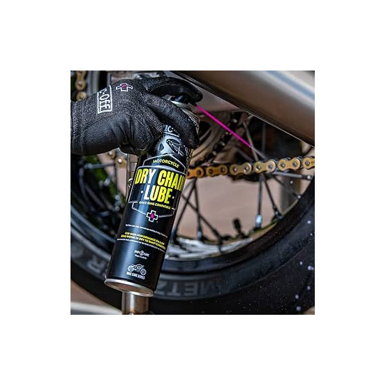 Spray graisse chaine MUC-OFF Dry Chain Lube odeur banane 50ml