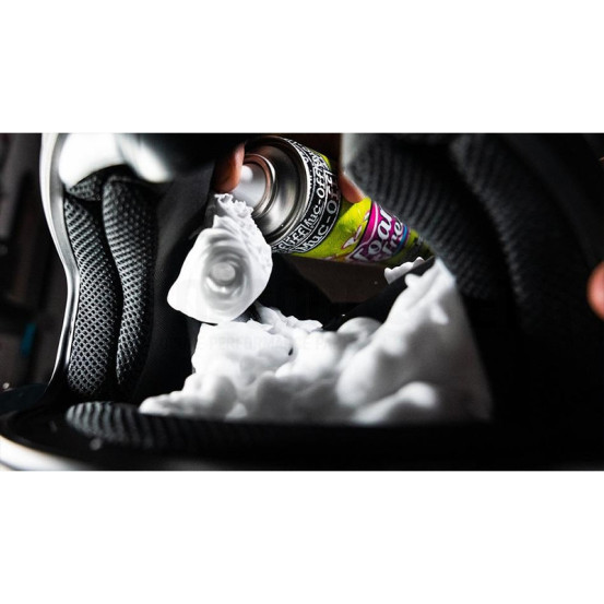 Spray mousse nettoyante MUC-OFF helmet Foam odeur citron 400ml
