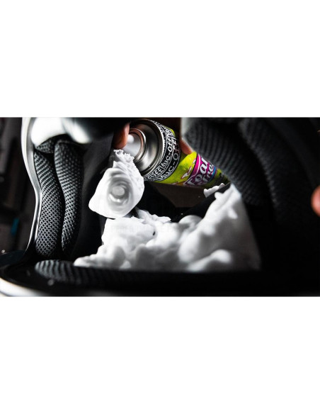 Spray mousse nettoyante MUC-OFF helmet Foam odeur citron 400ml