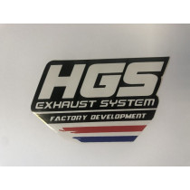 Sticker d'échappement HGS pour 4tps