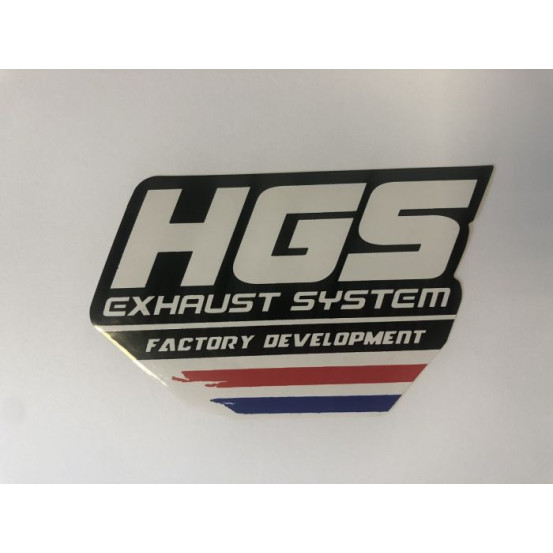 Sticker d'échappement HGS pour 4tps
