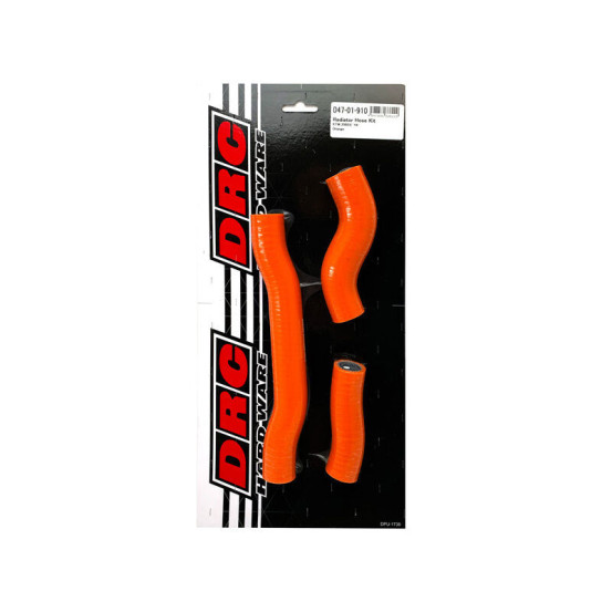 Kit durites de radiateur DRC KTM SX 250 19-21 Orange