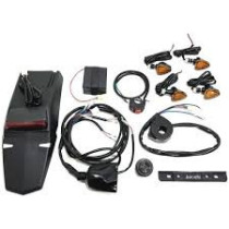 Kit éclairage autonome DRC Motocross-Enduro avec bavette + clignotants 2