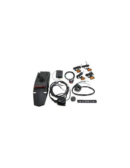 Kit éclairage autonome DRC Motocross-Enduro avec bavette + clignotants