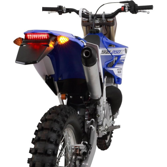Kit éclairage autonome DRC Motocross-Enduro avec bavette + clignotants