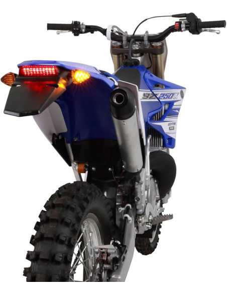 Kit éclairage autonome DRC Motocross-Enduro avec bavette + clignotants