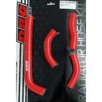 Kit durites de radiateur DRC HONDA CRF 250 10-13 Rouge
