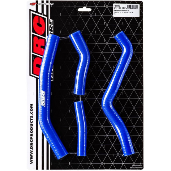 Kit durites de radiateur DRC YAMAHA WRF 250 15-19 Bleu