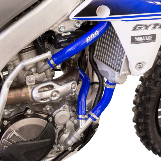 Kit durites de radiateur DRC YAMAHA YZF 250 14-18 Bleu