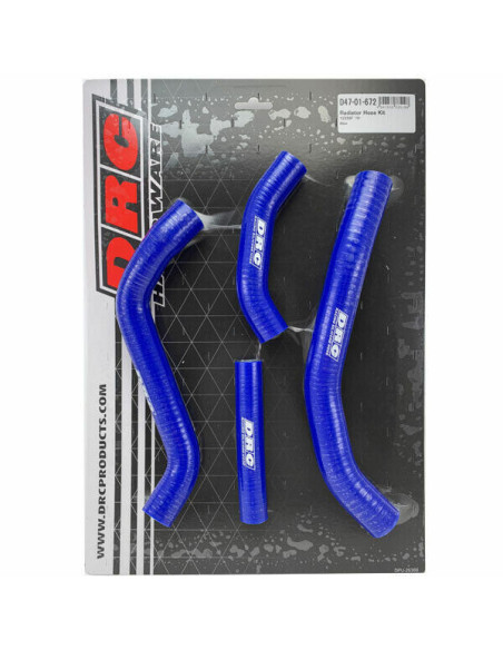 Kit durites de radiateur DRC YAMAHA YZF 250 19-22 Bleu