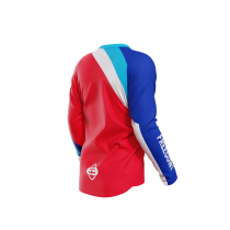 Maillot cross enfant Freegun by Shot 2023 Devo Rainbow - Rouge 2