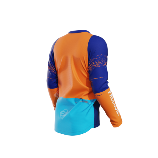 Maillot cross enfant Freegun by Shot 2023 Devo Shade - Bleu