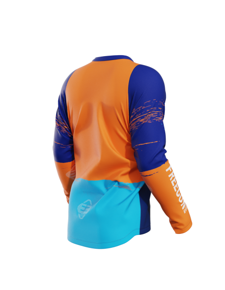Maillot cross enfant Freegun by Shot 2023 Devo Shade - Bleu