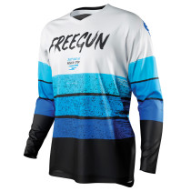 Maillot cross Freegun by Shot 2021 Stripes - Bleu