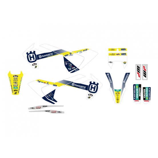 Kit déco complet BLACKBIRD Replica Trophy 2022 HUSQVARNA TC FC 2023 - 2024