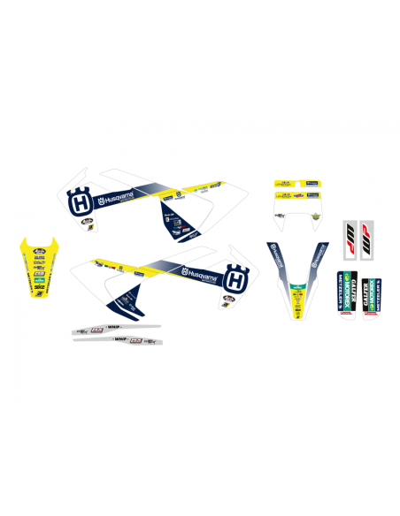 Kit déco complet BLACKBIRD Replica Trophy 2022 HUSQVARNA TC FC 2023 - 2024