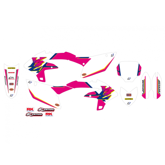 Kit déco BLACKBIRD Retro YAMAHA  YZ-F 450 2023-2024 / 250 YZ-F 2024-2026